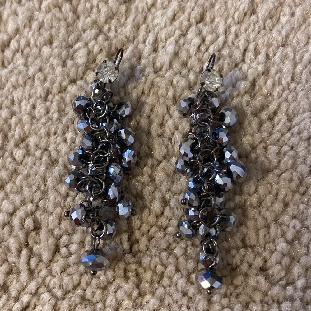 Vintage Sparkly Bead Earrings